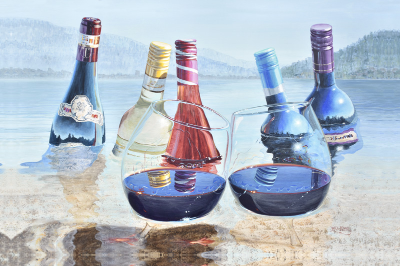 Okanagan wine art, Behold the Glass